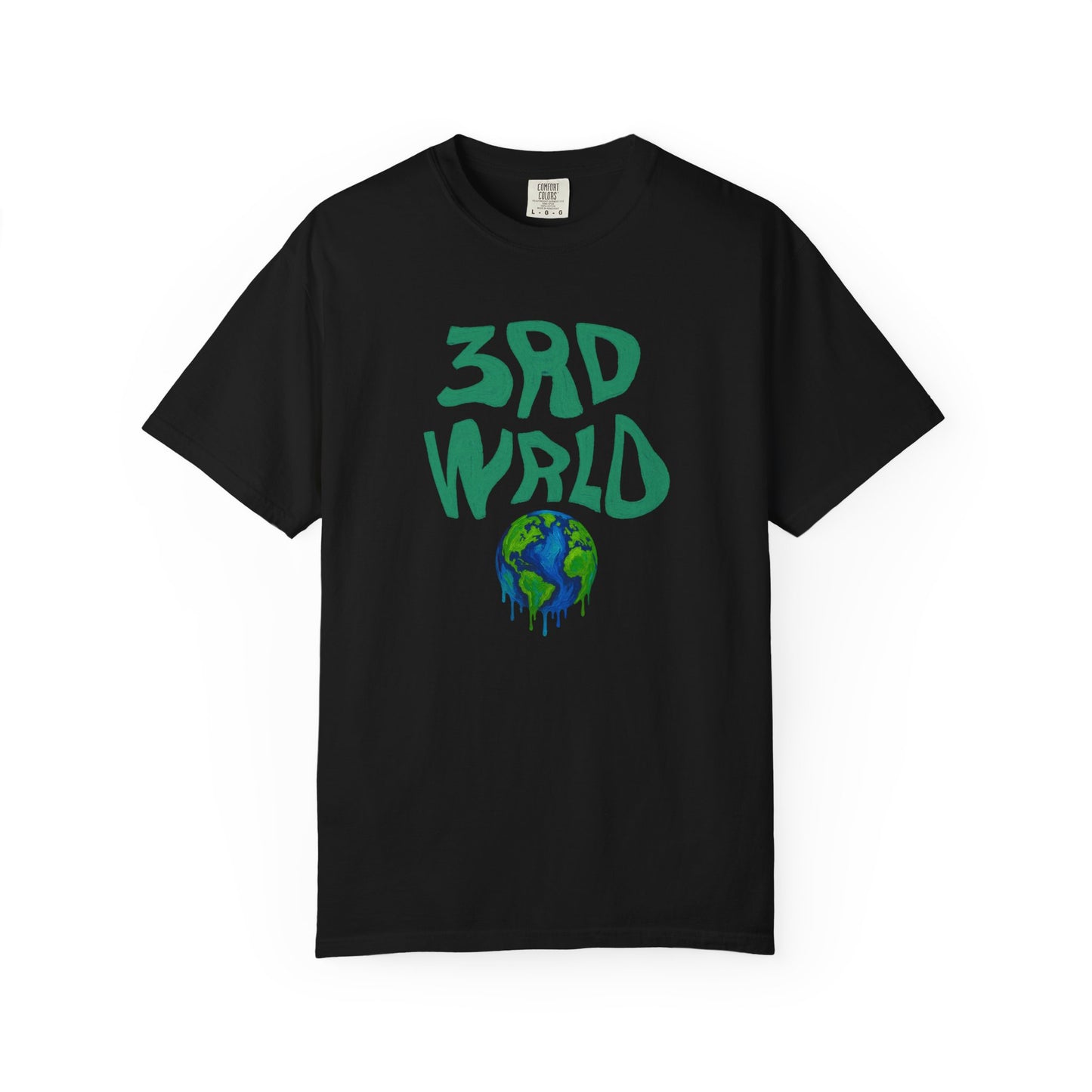 Green Logo Unisex Garment-Dyed T-shirt